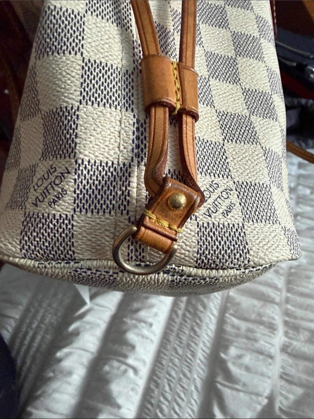 Authentic Louis Vuitton Damier Azur Neverfull PM